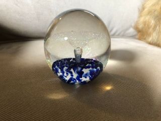 Vtg Eickholt Studio Art Glass Paperweight SIGNED AND DATED ' 83 2