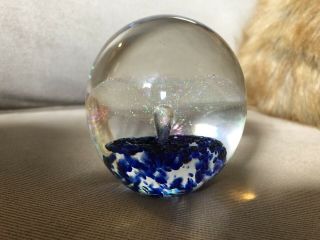 Vtg Eickholt Studio Art Glass Paperweight SIGNED AND DATED ' 83 6