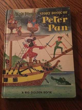 Books Vintage Walt Disneys Storybook Of Peter Pan