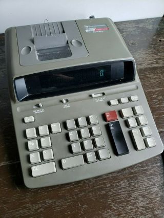 Vintage Texas Instruments Ti - 5320sv 12 Digit 2 Color Printing Calculator