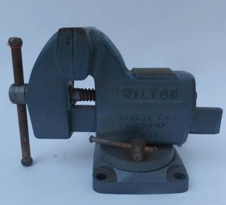 Vintage Wilton 4 " Jaw Tilting Swivel Combination Blacksmith Ux 121079
