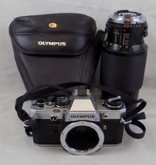 Olympus Oem10 35mm Film Camera With Vivitar Series 1 70 - 210 Macro Focus Lens