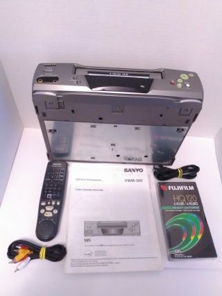 Sanyo Vwm - 380 4 - Head Vcr Vhs Player Recorder Tape