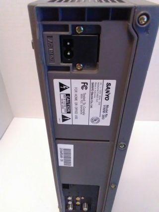 Sanyo VWM - 380 4 - Head VCR VHS Player Recorder Tape 5