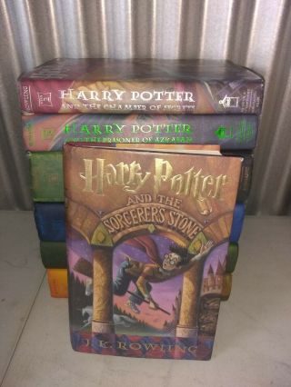 7 Hardcover Harry Potter Books 1st American Edition