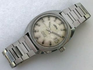 Vintage Ultramar Stainless Steel Automatic Mens Watch With Date 6220,  Eta 2783