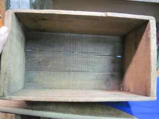 EMPTY WESTERN FIELD SHOTGUN SHELL wood wooden crate box shot 20 GAUGE 7