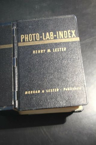 Photo - Lab - Index By Henry M.  Lester