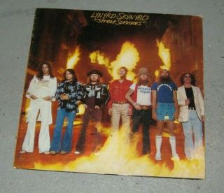 Lynyrd Skynyrd Street Survivors Lp Classic Southern Rock 1975 Vintage