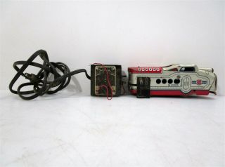 Vintage Marx Toys Electrical Model Train Set Diesel Type W/ Engine & 4 Cars 3