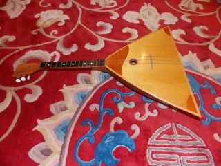 Vintage Russian Ussr Balalaika 3 - String Folk Instrument