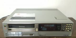 Sony SL - 2710 Betamax Stereo Video Cassette Recorder Beta hi - fi as/is 2