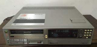 Sony SL - 2710 Betamax Stereo Video Cassette Recorder Beta hi - fi as/is 3
