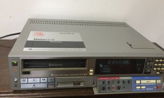 Sony SL - 2710 Betamax Stereo Video Cassette Recorder Beta hi - fi as/is 8