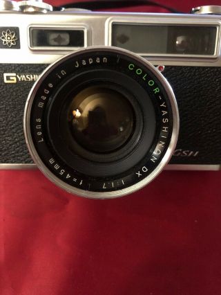 Vintage Yashica Electro 35 GSN 35mm Rangefinder Film Camera With Lens 2