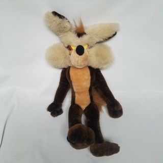 Wile E Coyote Plush Looney Tunes Large 20 " Ace Toy Vintage Play By Play 1996