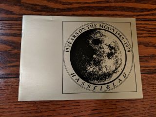 1978 Hasselblad 10 Years On The Moon Commemorative Booklet Paperback