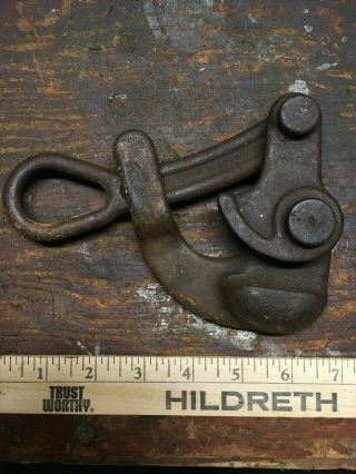 Vintage M.  Klein & Sons Chicago Wire Cable Rope Puller 1604 - 20 L 1/2 " Industiral