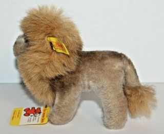 Vintage Steiff Leo Lion 1461/12 W/ Ear Tag & 2 Other Tags