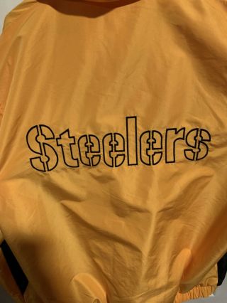 Vintage Pittsburg Steelers Windbreaker NFL AUTHENTIC 4