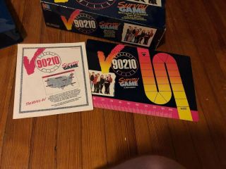 Vintage Beverly Hills 90210 Survey Board Game 1991 3