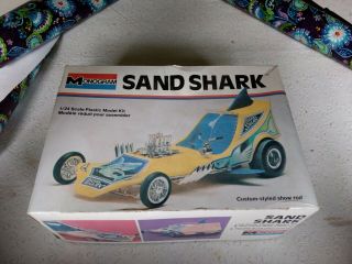 Monogram Sand Shark Model Kit 1/24 Tom Daniel Vintage