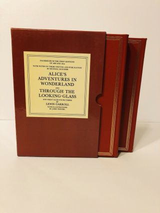 1st Edition Facsimiles Alice’s Adventures In Wonderland Lewis Carroll