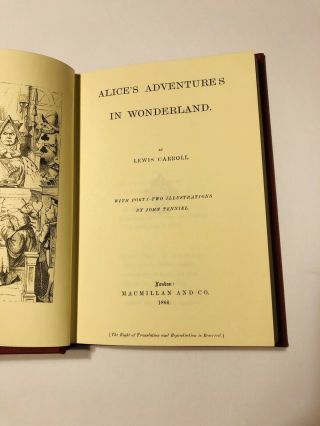 1st Edition Facsimiles Alice’s Adventures In Wonderland Lewis Carroll 5