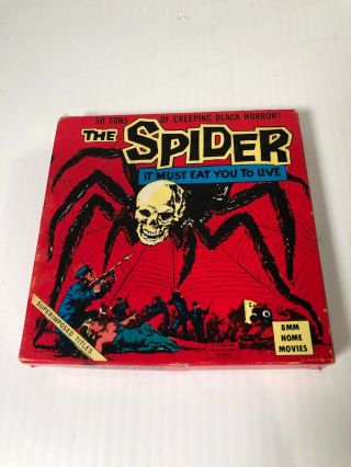 Vintage 8mm Home Movies Film Movie The Spider Ken Films 241 Old Monster