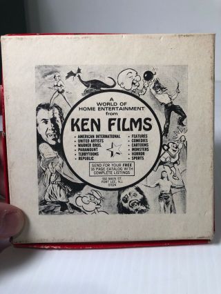Vintage 8mm Home Movies Film Movie THE SPIDER Ken Films 241 Old Monster 4