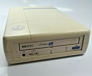 Vintage Hp Cd Writer Plus 7200 Series External Drive Multi Read No Psup