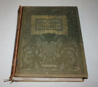 Histoire Illustree De La Litterature Francaise.  Tome I By Lanson,  Gustave,  1923