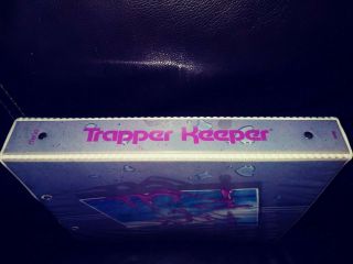 Vintage I 1980s Mead Trapper Keeper Folder Binder Rock N Roll Silver 7
