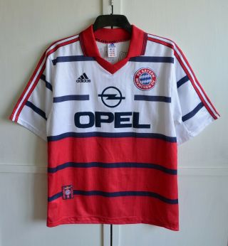 Bayern Munchen Munich 1998/1999/2000 Vintage Away Football Shirt Jersey Trikot M
