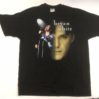 Vtg 90s Bryan White Concert Tour T Shirt Xl Country Something To Talk About 1998
