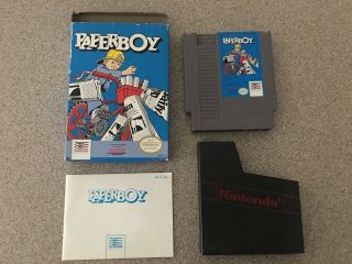 Vintage Nintendo Entertainment System Nes Paperboy Complete,  Authentic,  &