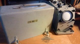 Vintage U.  S.  Navy Os - 8e/u Oscilloscope