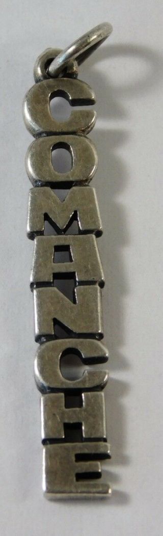 Vtg Sterling Silver James Avery Retired Comanche Camp Charm