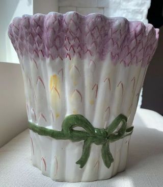 Vintage Mottahedeh Asparagus Planter Flower Pot