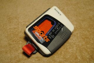 Vintage Sony Sports Walkman Radio Cassette Player With Strap Wm - Fs399