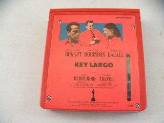 Vtg Cartrivision Video Cartridge Bogart Robinson Bacall " Key Largo "