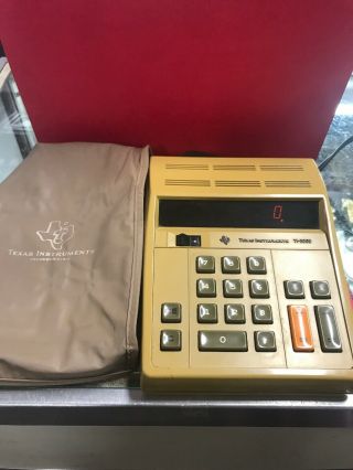 Vintage Texas Instruments Electronic Desktop Calculator Ti - 3000 Good