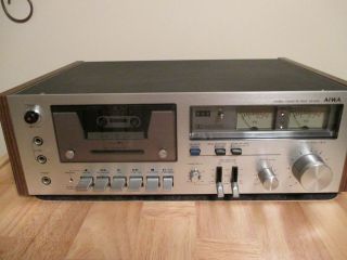 Aiwa Stereo Cassette Deck - Model AD - 6350U - Vintage - 2