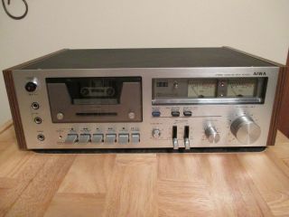 Aiwa Stereo Cassette Deck - Model AD - 6350U - Vintage - 5