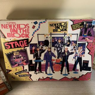 1990 Vintage Hasbro Nkotb Kids On The Block Stage Playset