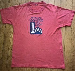 Lake Placid Winter Olympic Games Xiii 1980 Vintage T Shirt S/m