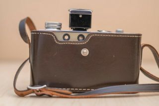 Argus C3 Vintage 35mm Film Rangefinder Camera,  Case,  Flash,  Extra Bulbs 1958 - 66