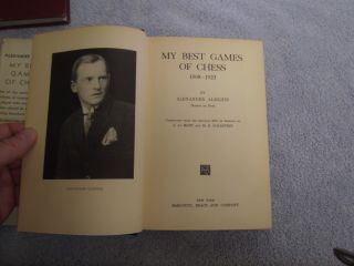 Vintage Allan Troy Chess Book - Ed 1 - Hardback - Alekhine My Best Games Of Chess