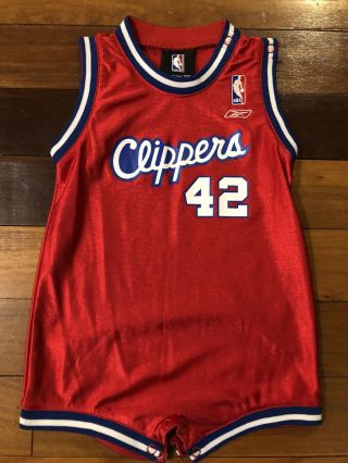 Infant Vintage Nba Los Angeles Clippers Elton Brand Basketball Jersey Jumpsuit