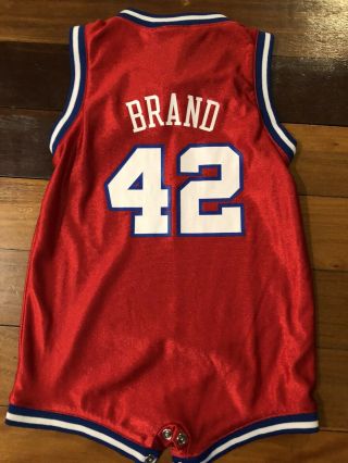 Infant vintage NBA Los Angeles Clippers Elton Brand basketball jersey jumpsuit 2